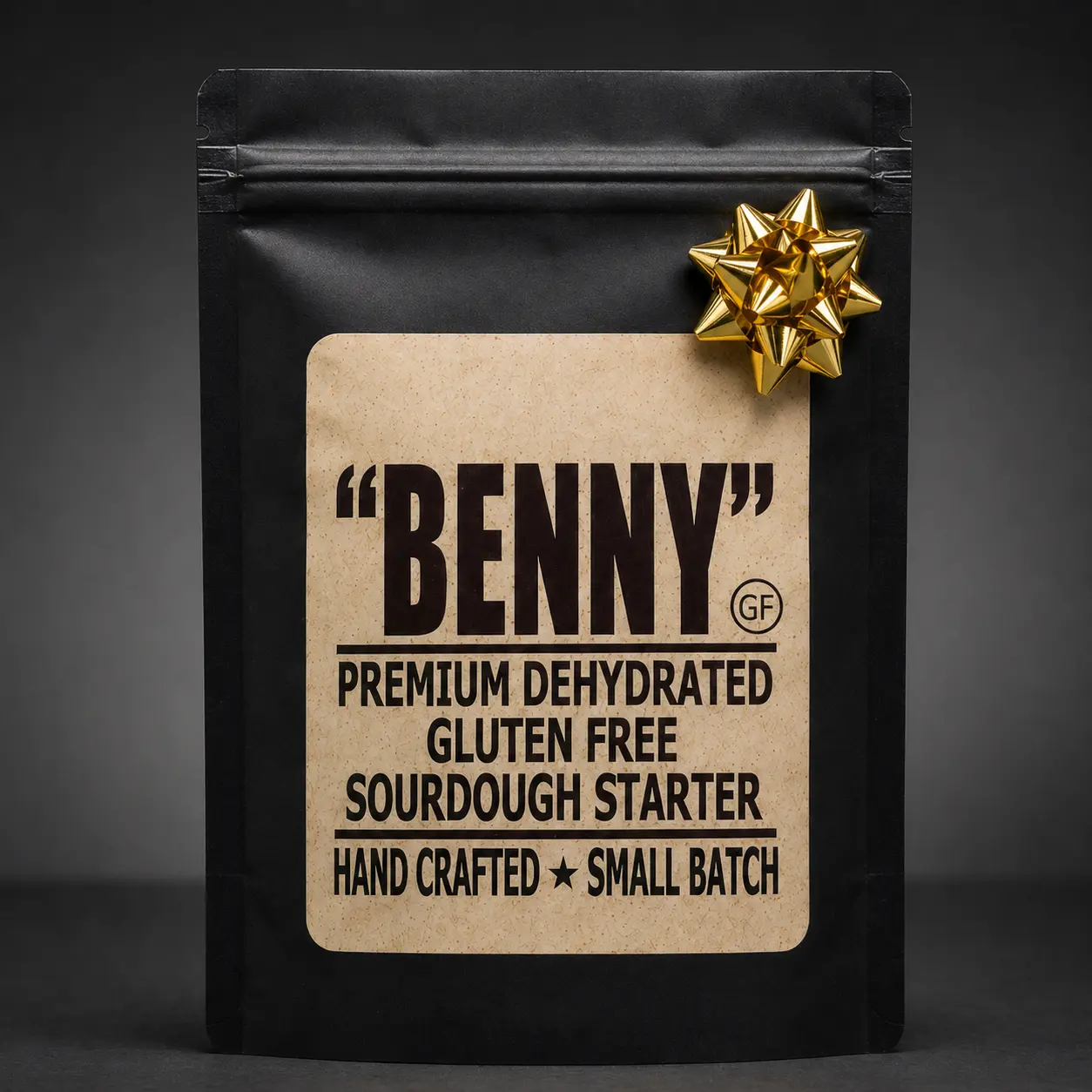 BENNY Gluten Free Rapid Rise Dehydrated Sourdough Starter - 20g Established Strong Active Nata, Gluten Free Flour Compatible, Single-Serving Baking Use