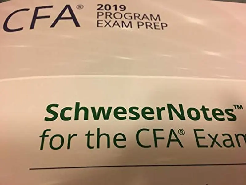 Used Copy Kaplan Schweser CFA Level 1 Exam Review Book Set (Books 1-5, Practice E) - Paperback English