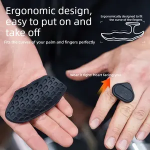 New silicone palm pads for fitness, anti-slip, convenient, prevent calluses, for single bar pull-ups, hand grips, exercise equipment training, weightlifting grips.