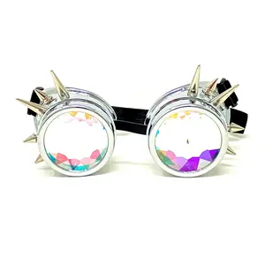 Steampunk Victorian Style Metallic Scientist Time Traveler Goggles