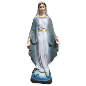 Virgen La Milagrosa 5" Inches Tall Statue Miraculous, Mother mary Religious art image, home decor, wall decor, church events, gifts