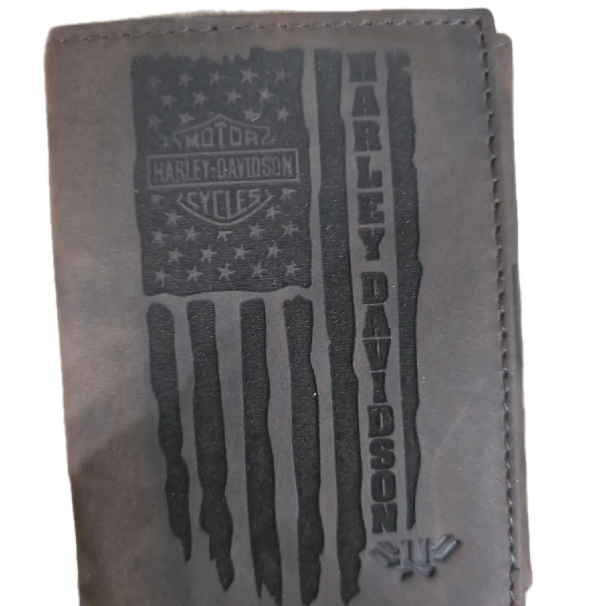 Harley Davidson Flag Wallet for Men - Leather Harley Davidson Flag Wallet for Men - Leather