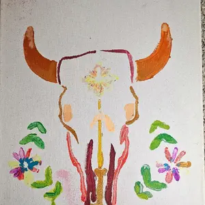 Cow Skull Small Art