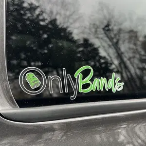 High Quality Only Bands Decal Sticker for Car and Motorcycle