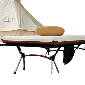 C·WILDYFIELD 4 INCH Thick Self Inflating Sleeping Pad with 9 R Value Foam Camping Mattress Ultra Thick Comfort Camping Mattress, Inflatable Foam Camping Pad, Portable Comfortable Sleeping Pad