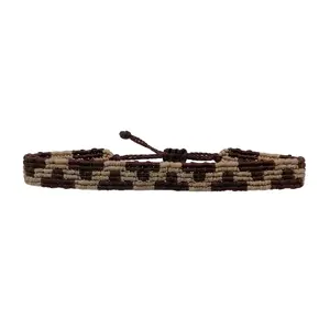 Unisex Bracelet Woven Macrame Thread Peruvian Handicraft Cusco