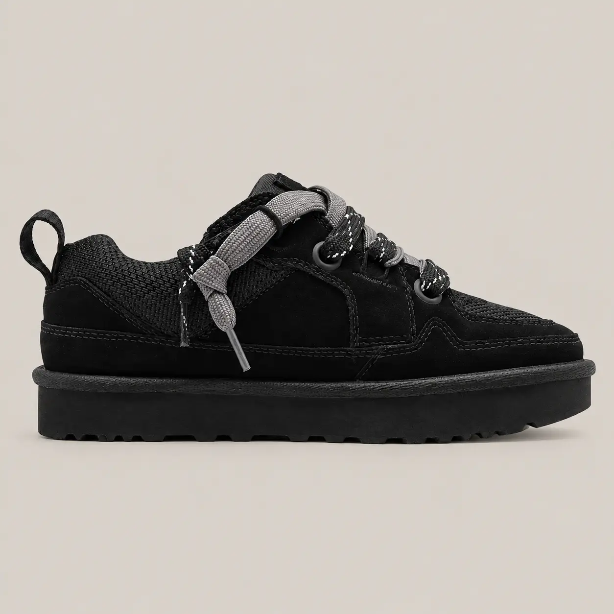 Women's Authentic UGG Lowmel Lo Black 1168890-BLK Chic Fashion Trainers, Casual Lifestyle Footwear, Athletic Casual Sneakers Shoe, Comfortable Walking Gift