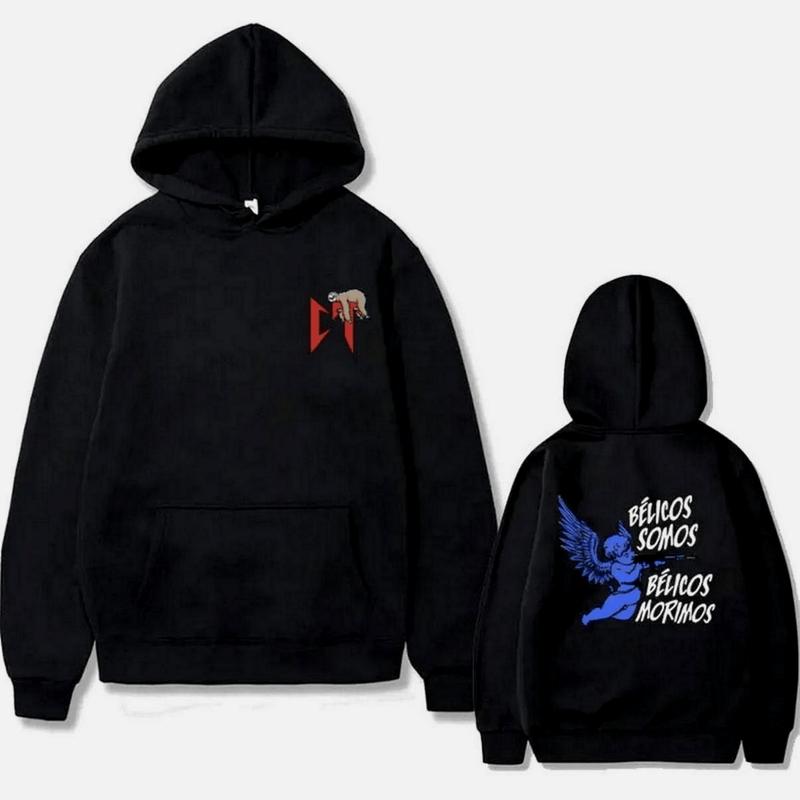 Nata Junior H Belicos Somos Bootleg Hoodie Ad Boyz Club Hip Hop Sweatshirt Vintage Casual Streetwear Shirt Sad Boy Unise Hoodied Trendy Cotton Sweaters