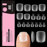 (Toe Nail Tips Only)Square Short 192pcs