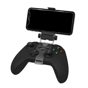 Universal Cell Phone Clamp Bracket Holder with Adjustable Stand for Game Controllers – Fits Xbox One / S / Elite – Adjustable Viewing Angle, Secure Clip, Portable Mobile Gaming Mount – Compatible with Most Phones – For Xbox One / S / Elite Controller