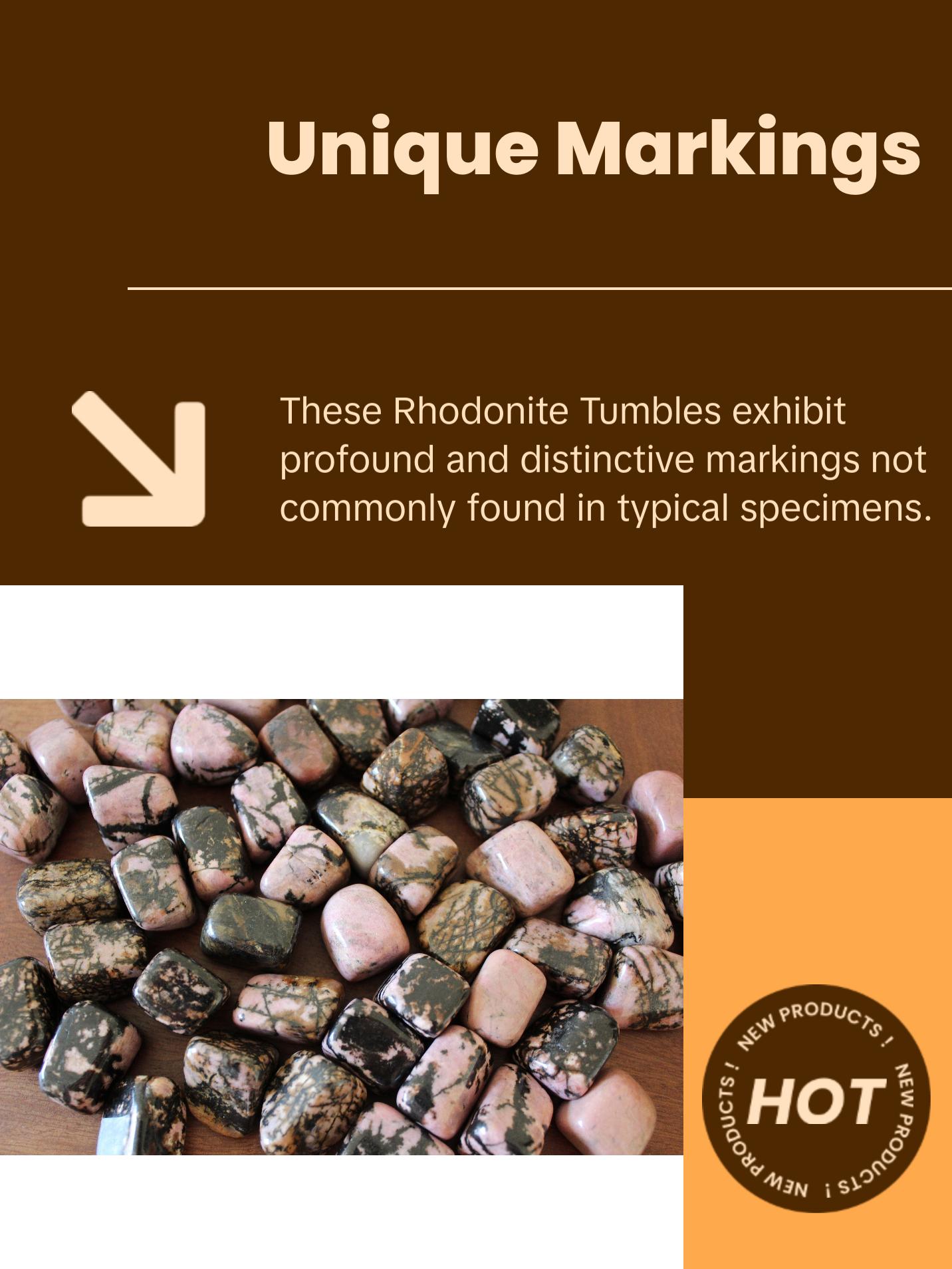 Rhodonite Crystal Tumble