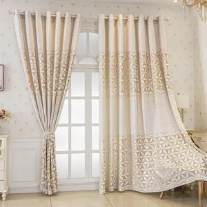 Modern Minimalist Curtains, 1pc Hollow-Out Drapes, Light-Transmitting Windows Decorations for Home & Office Use, Heavy Curtain, Room Decor Curtain
