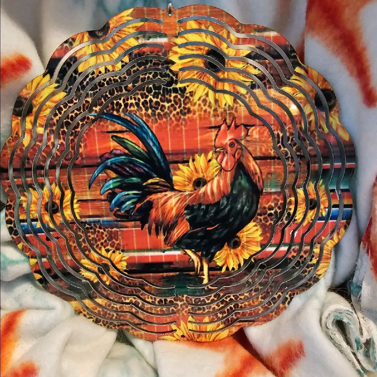Rooster Wind Spinner