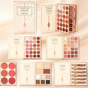 Portable book-shaped full-face makeup palette. Rich eyeshadow shades plus multi-purpose face makeup colors. Fit Asian skin tone perfectly, travel friendly, ideal one-stop makeup tool.