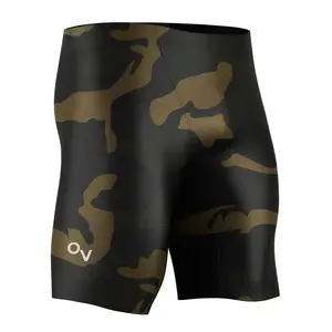 Onvous Combat Camo Swim Jammers for Men - Men's Athletic Swimwear Jammer