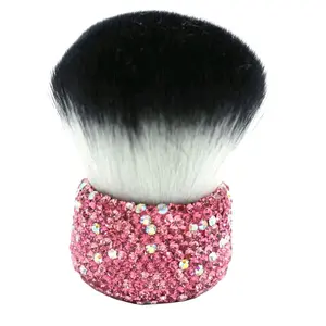 Large Mineral Powder Brush Makeup Brush Cosmetic Brush Foundation brush Perfect For Large Coverage Powder Bronzer (Pink)