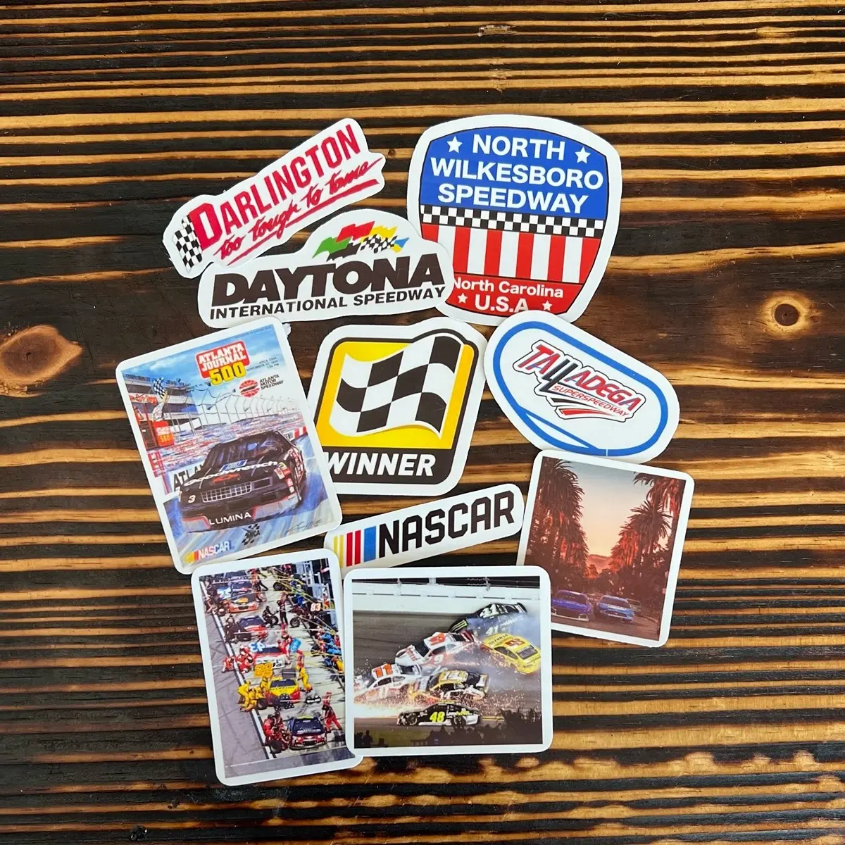 NASCAR stickers