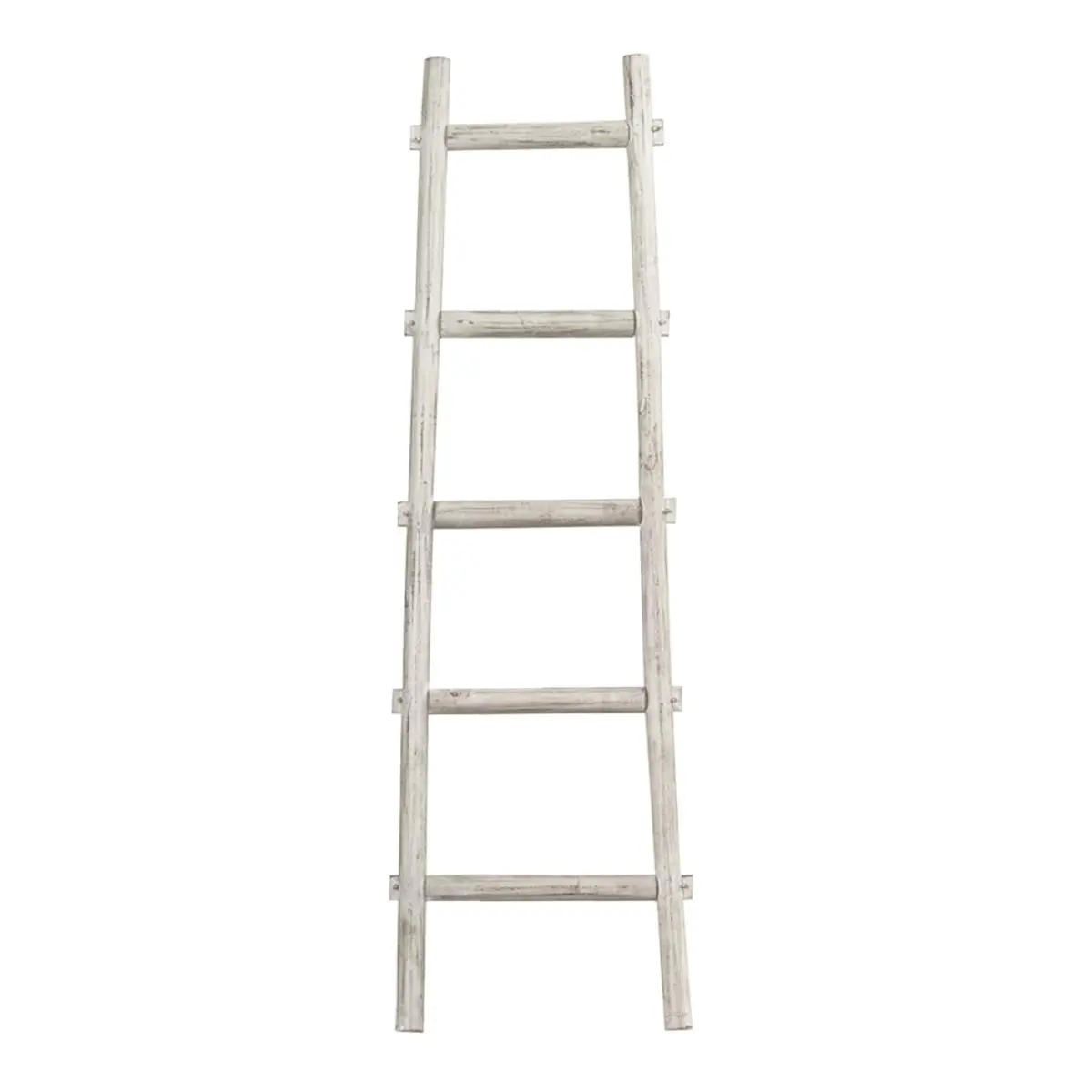 212 MAIN SGT086 White Wooden Bird Cage Accessory Ladder - Sturdy Portable Ladder for Home, Decorative Bird Cage Accessory
