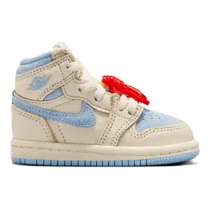 Nike Air Jordan 1 Retro High OG Pale Ivory Psychic Blue TD Fashion Shoes New