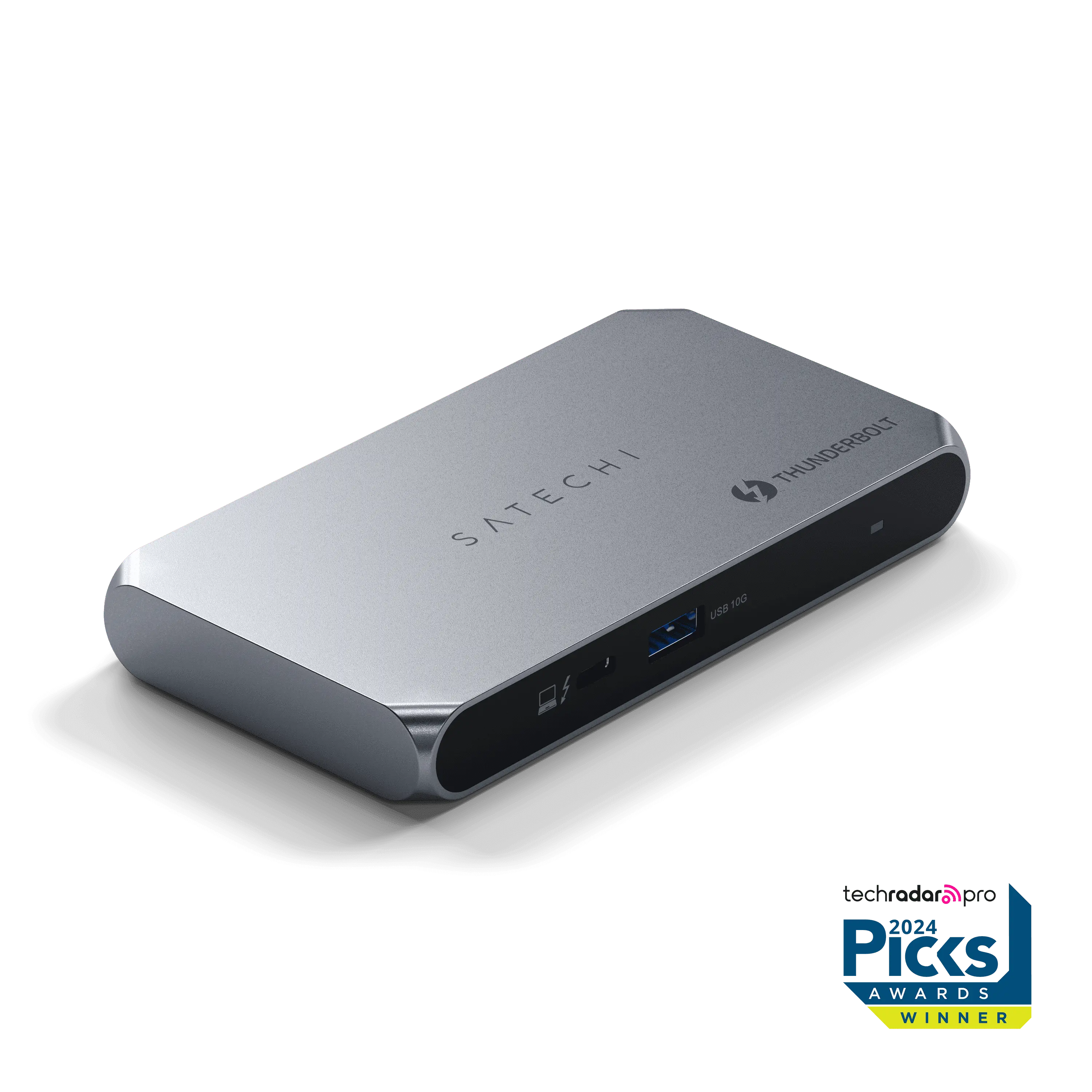 Satechi Thunderbolt 4 Dock Slim Hub Pro, USB C 100W Charging, Single 8K or Dual 4K Display, 4 Thunderbolt 4 Ports, USB 3.2 Gen2, for Mac/Windows, MacBook Air/Pro, Dell, Surface, Lenovo