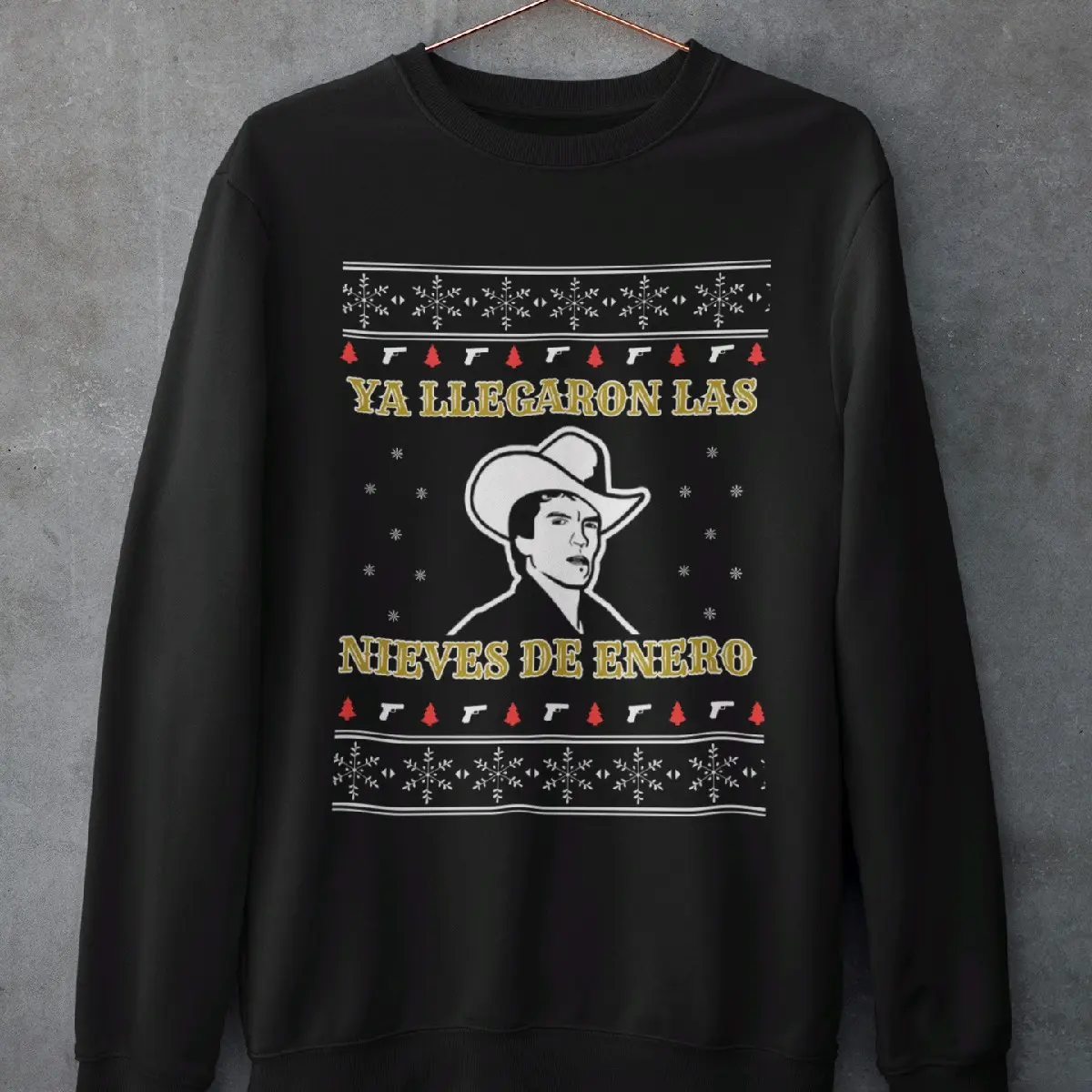Chalino Sánchez ugly sweater - Nieves de Enero