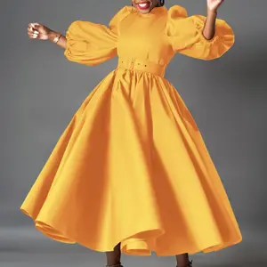 Autumn and winter clothing 2026 new Sleeve Elegant A Line Fashion Long Dress Vintage Dress