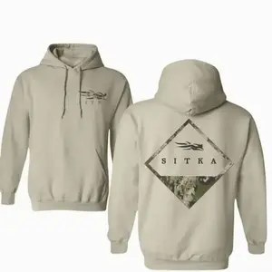 SITKA Camoflage Bottomland Pattern Two-sided Unisex Hoodie Full Sizes Full Colors Hooded Sweatshirt/hoodie P