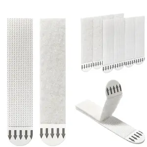 Double Sided Adhesive Wall Hooks – No Drill Picture Hanging Strips, Damage-Free Removable Hooks, Strong Sticky Hooks for Frames, Home Wall Decor