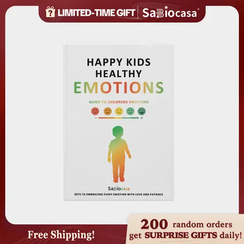 English version：Happy Children, Healthy Emotions: A Loving Guide to Help Your Kids Recognize, Express, and Regulate Their Feelings. Child,Preschool Child Educator,Gift Choice