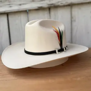 1000X Chaparral Estilo Sinaloa (3 1/2" Brim) Toquilla Negra Tombstone Hats Western Hat for Men