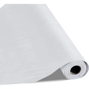 VEVOR Peel and Stick Wallpaper, 17.7 x 393.7 inch Contact Paper White Wood Grain Waterpoof Self Adhesive, Easy to Clean & Peel Wall Decorative Vinyl Roll for Bedroom Kitchen Bathroom Desk Office