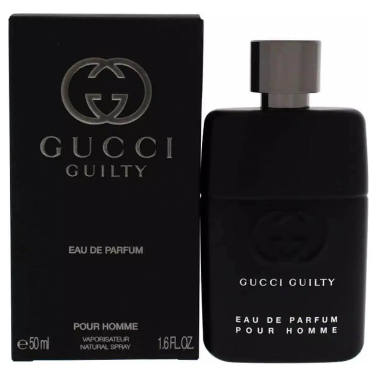 Gucci Guilty Men's EDP Cologne - 1.6 oz, New in Box, Infused with Cedar, Lavender, Lemon, Vanilla & Wood Notes