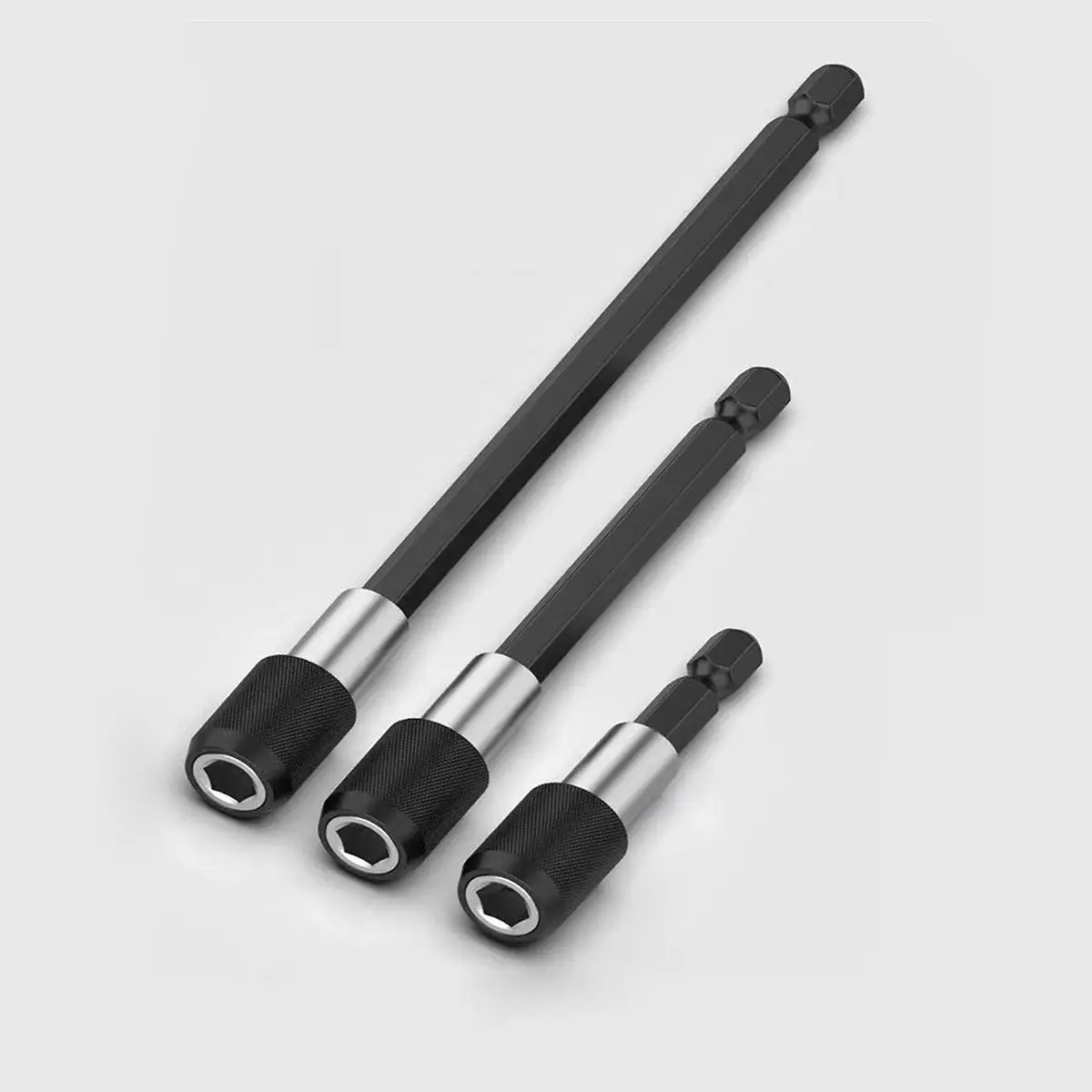 Magnetic Quick Change Bit Holder, Extension Chuck with 1/4"" Hex Shank, Extension Chuck Adaptor for Fast Efficient Work