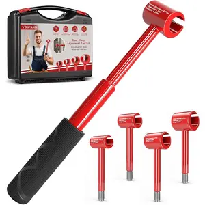 4 in 1 Door Hinge Adjustment Tool Kit Door Gap Adjustment Tool for Precise Hinge Gap Adjustment Upgraded Hinge Gap Adjusting Wrench for Installation and Repair of Residential and Commercial