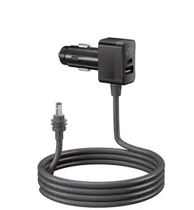 1PC 3M/10FT Starlink Mini Power Cable, A Three-In-One Car Adapter With USB A And USB C Ports For Charging, 12V To 48V Starlink Mini Car DC Power Cable Suitable For Vehicles.