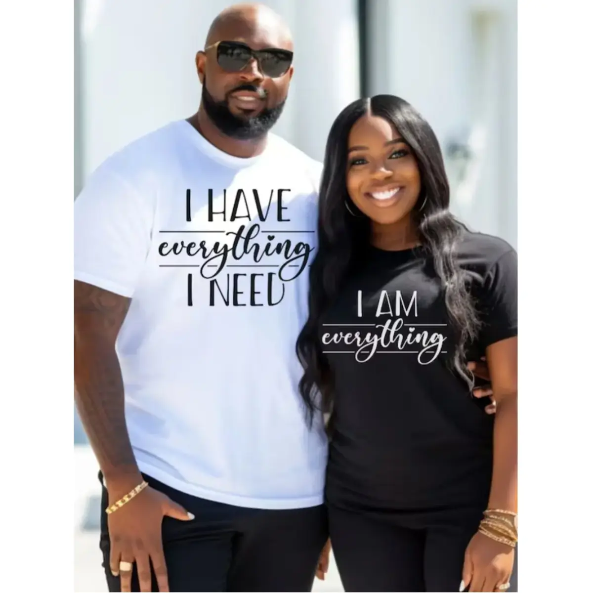 Pair Valentine'S Day Matching Couple'S T-Shirts- Crew Neck Short Sleeve Tops, Regular Fit, All-Season Knit Fabric,  Festive Party Wear, Ideal Gift for Husband and Wife Clothes Casual men's graphic tees comfort color shirts Suits Crewneck