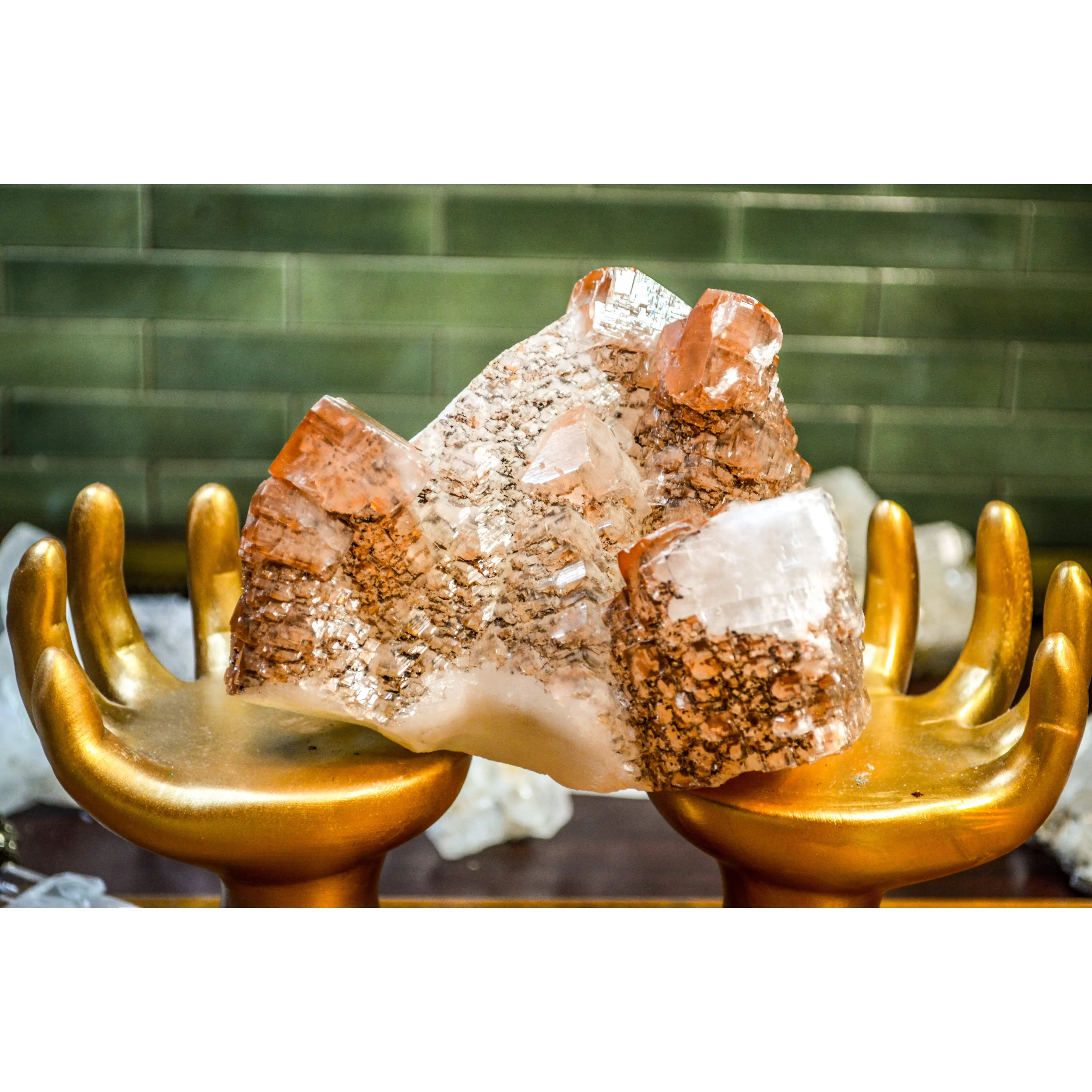 Red Calcite Matrix