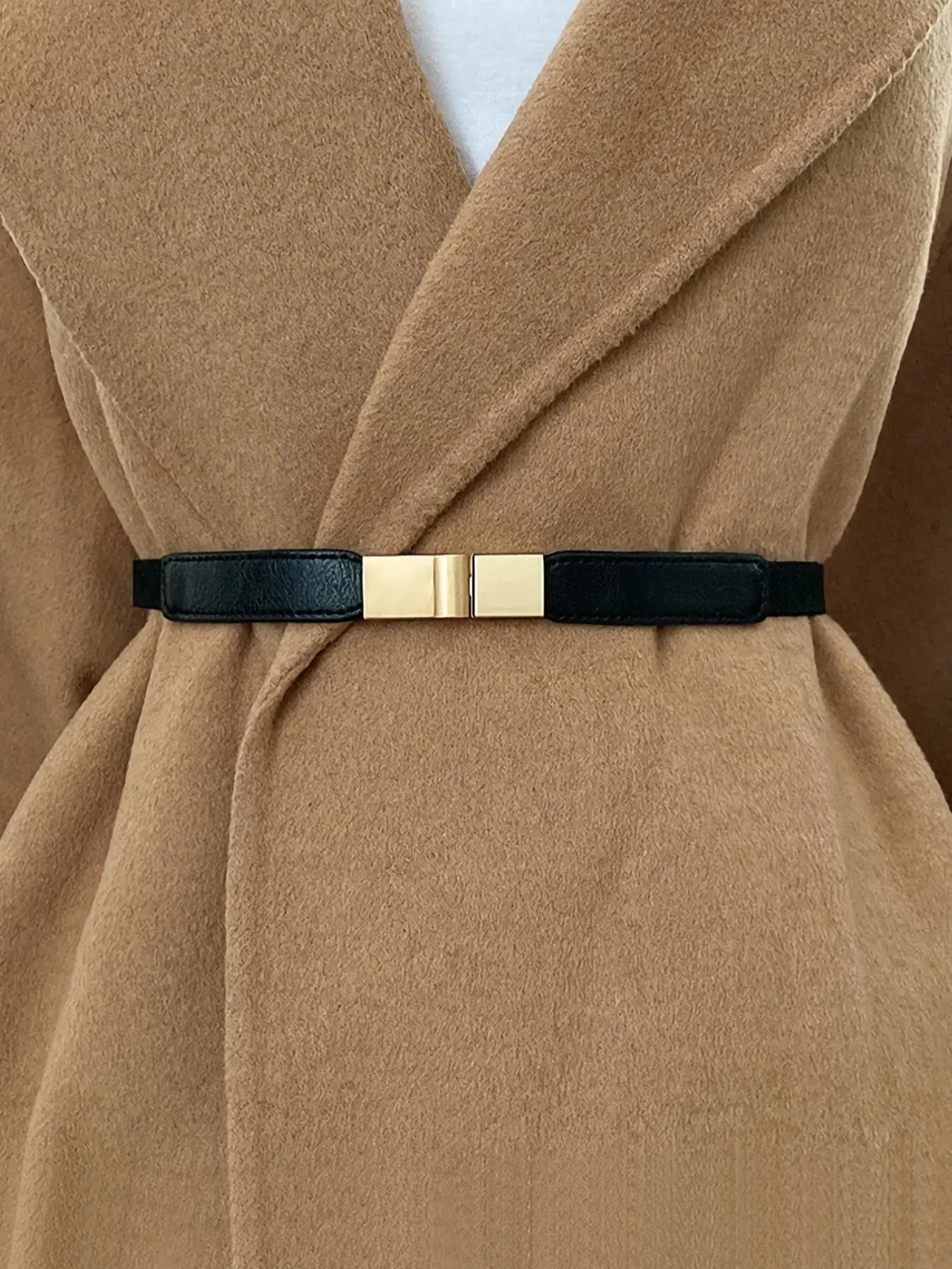 Women's 1 Piece Minimalist Skinny Casual Belt for Dress Casual Waist Belt Skinny Belts
