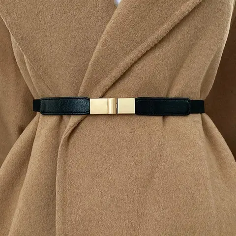 Women's 1 Piece Minimalist Skinny Casual Belt for Dress Casual Waist Belt Skinny Belts