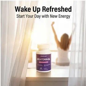 Nature's Gate Melatonin+Vitamin B6 Dietary Supplement Sleep Aid Tablets - Supports Circadian Rhythm Regulation, Shortens Sleep Onset, Promotes Nighttime Relaxation & Stress Relief