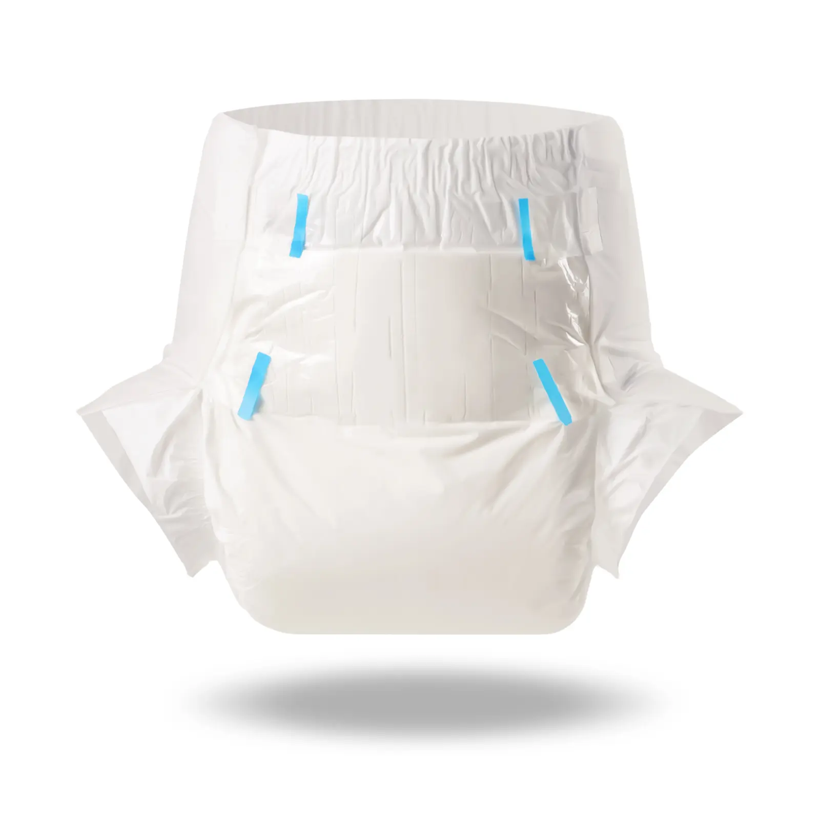 Littleforbig Adult Diaper Adult Diaper 2 Pieces ABDry White Diapers Solid Color Comfortable Diapers Daily Dependable
