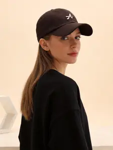 1PC Women's Embroidered Large Letter a Baseball Hat, Adjustable Outdoor Sun Protection Cap, Spring Fall Travel Beach Hat, Y2K Style Youth Hat