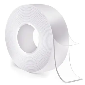 High-strength adhesive tape suitable for daily use in offices, home kitchens, and dormitories, Double Sided Tape Heavy Duty (9.85FT), Nano Double Sided Adhesive Tape, Hanging Adhesive Strips Clear Mounting Tape Picture.