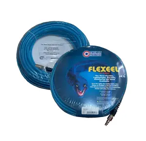FLEXEEL Coilhose 1/4 100FT Pneumatics Reinforced Polyurethane Straight Air Hose