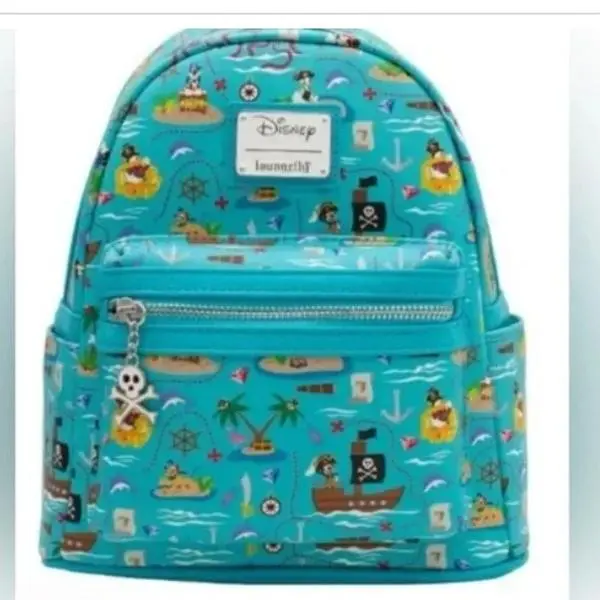 LOUNGEFLY NWT pirate Mickey and Friends