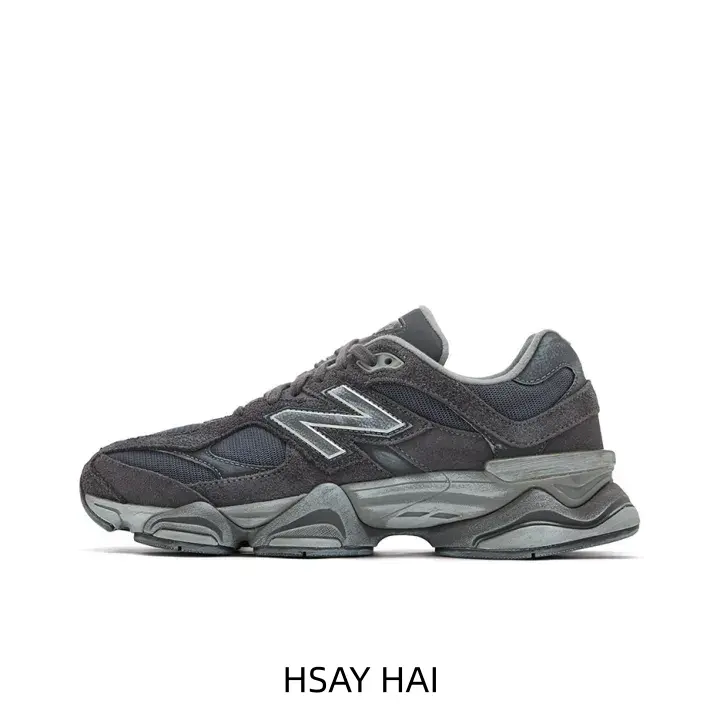 Black-Grey Retro Athletic Shoes for Sports Collectibles Accessories, Matches Casual Garments, Ideal for Weekend Outings & City Roaming