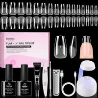 320pcs Short Coffin Nail Tips (Kit)