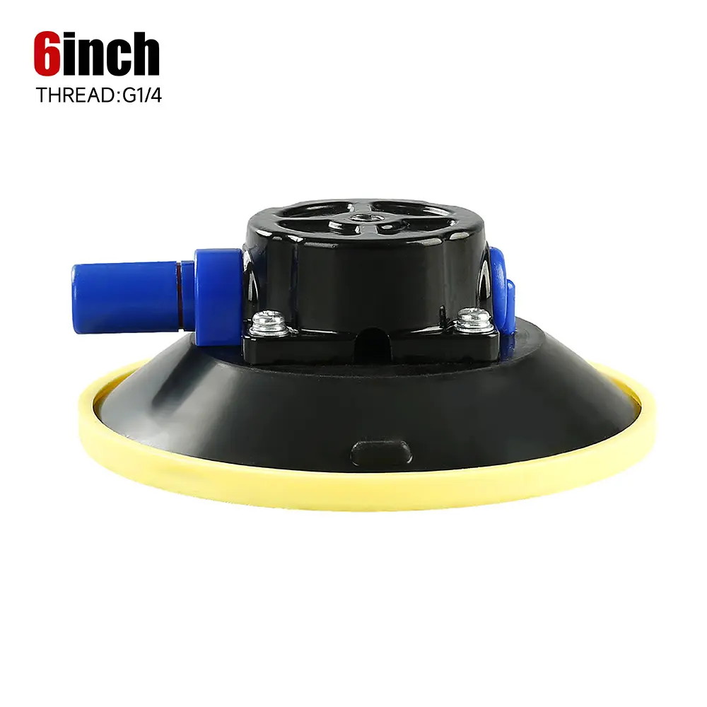 Vacuum Suction Cup with Hand Pump - Gripper for Car Repair, Mounts, & Luggage - Rubber Air Pump Tool
