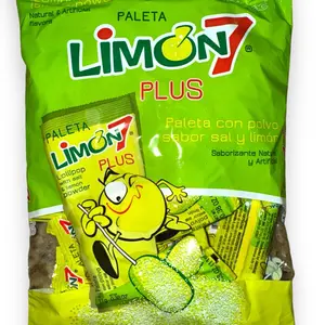 Limon 7 Lollipop Plus Dipping Lemon Powder