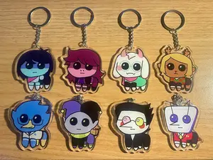 Deltarune Game TBH Acrylic Keychain